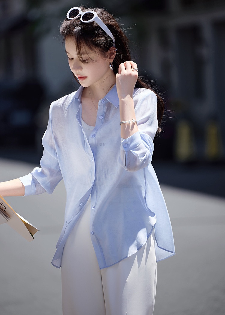 Breathable loose temperament Casual obscure shirt