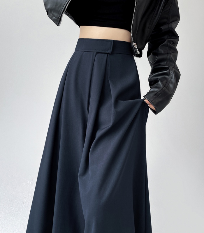 Drape business suit wide leg pants for women