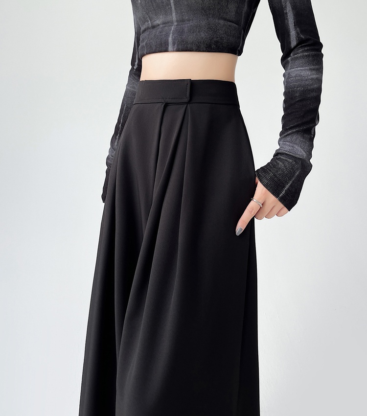 Drape business suit wide leg pants for women