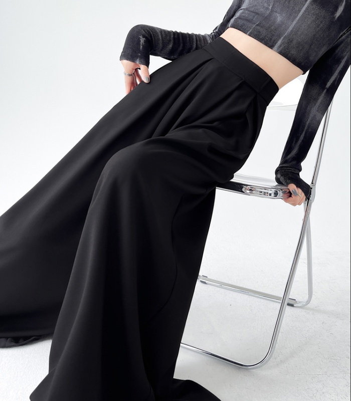 Drape business suit wide leg pants for women