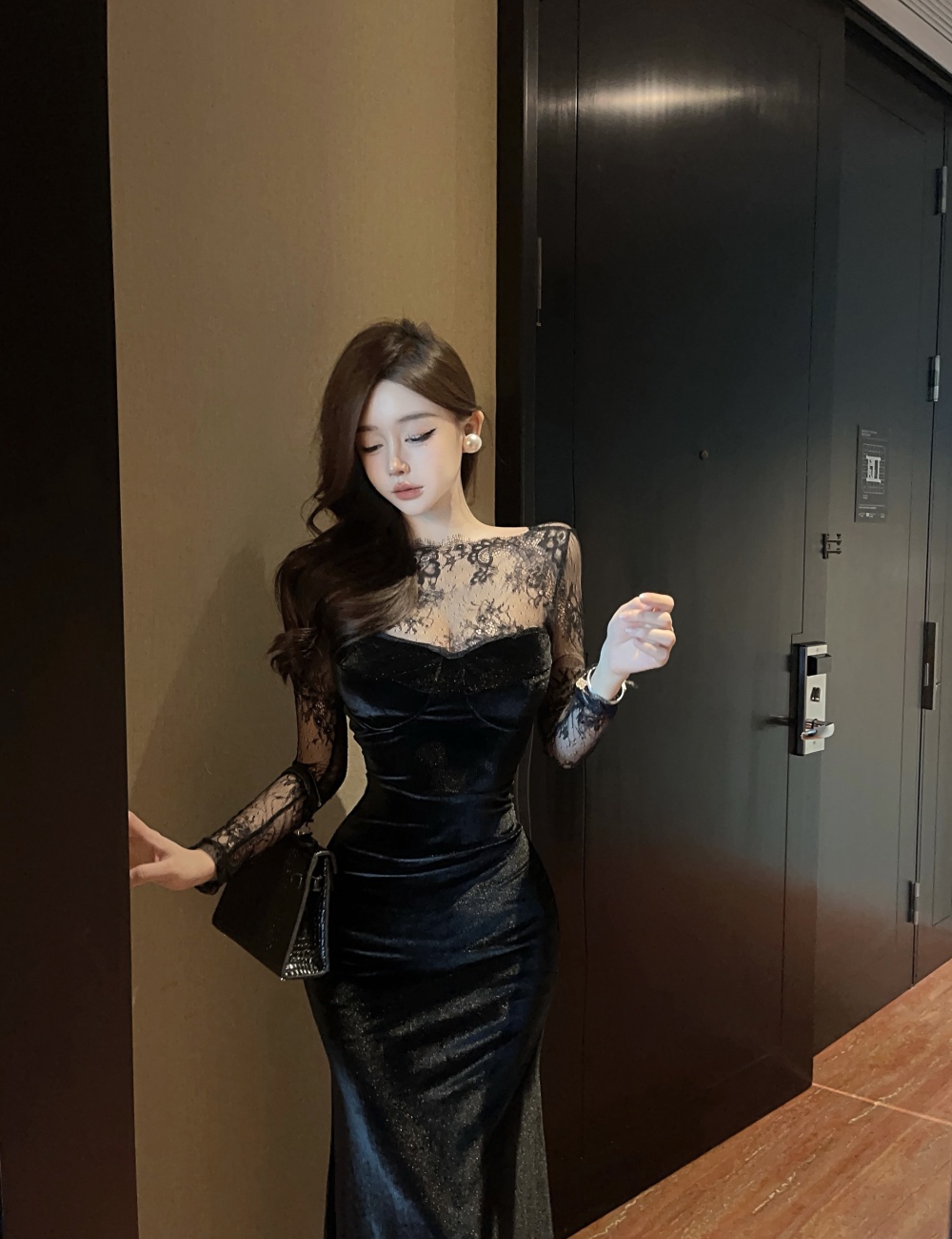 Temperament slim formal dress sexy dress