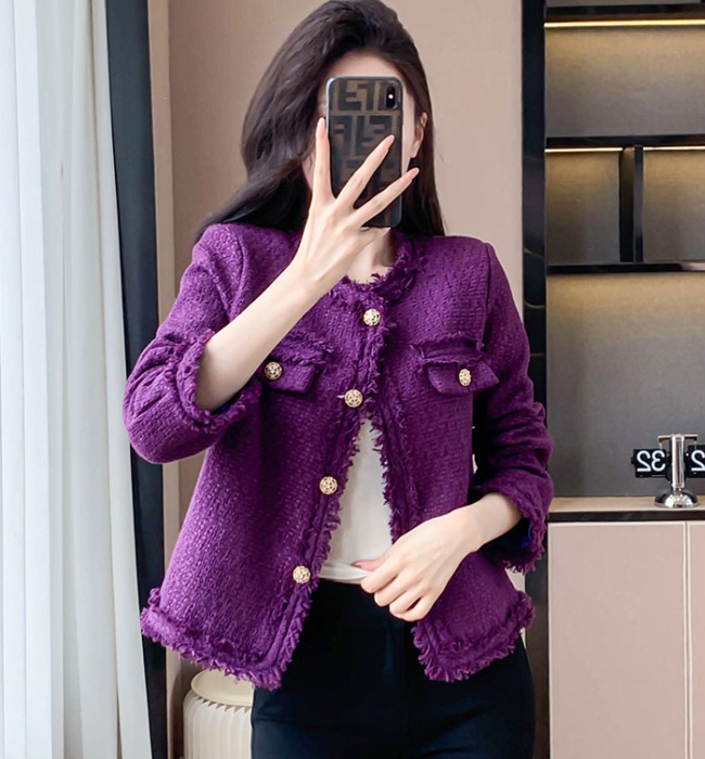 Spring and autumn chanelstyle jacket ladies tops