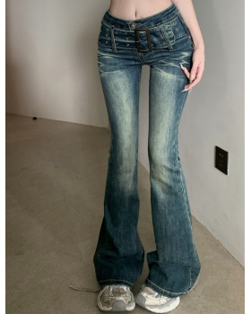 Spicegirl American style jeans retro flare pants