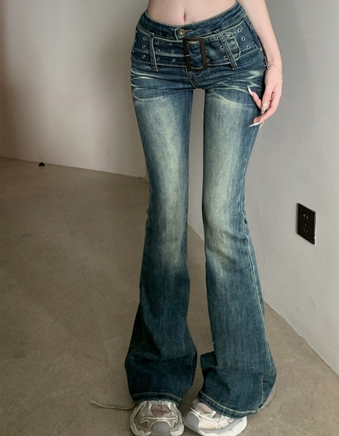 Spicegirl American style jeans retro flare pants