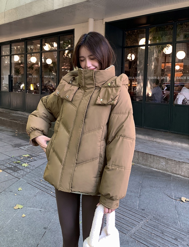 Thick small fellow down coat short coat for women