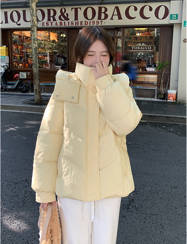 Thick small fellow down coat short coat for women