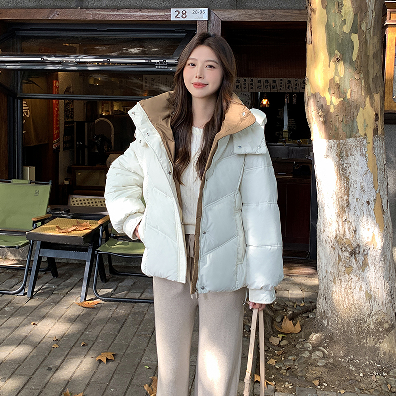 Thick small fellow down coat short coat for women