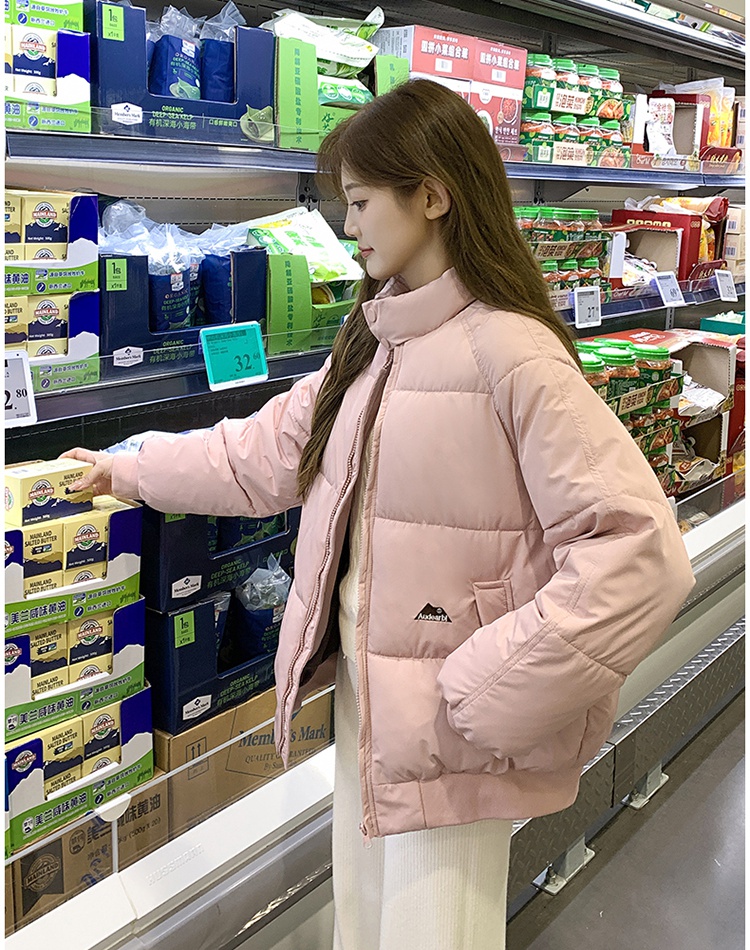 Pure thermal cotton coat down loose coat for women