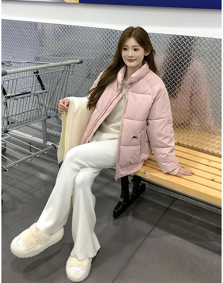 Pure thermal cotton coat down loose coat for women