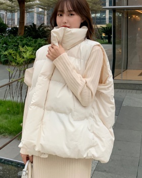 Korean style niche waistcoat down cotton coat for women