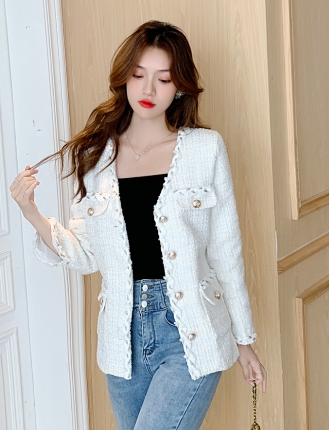 Temperament ladies Western style woolen coat