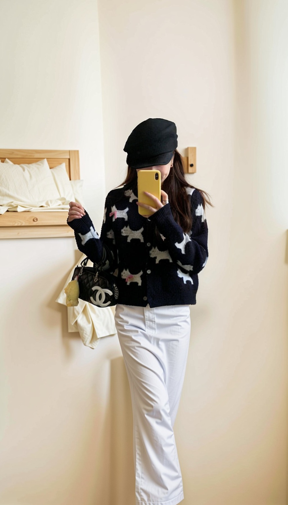 Spring and autumn sweater round neck coat for women