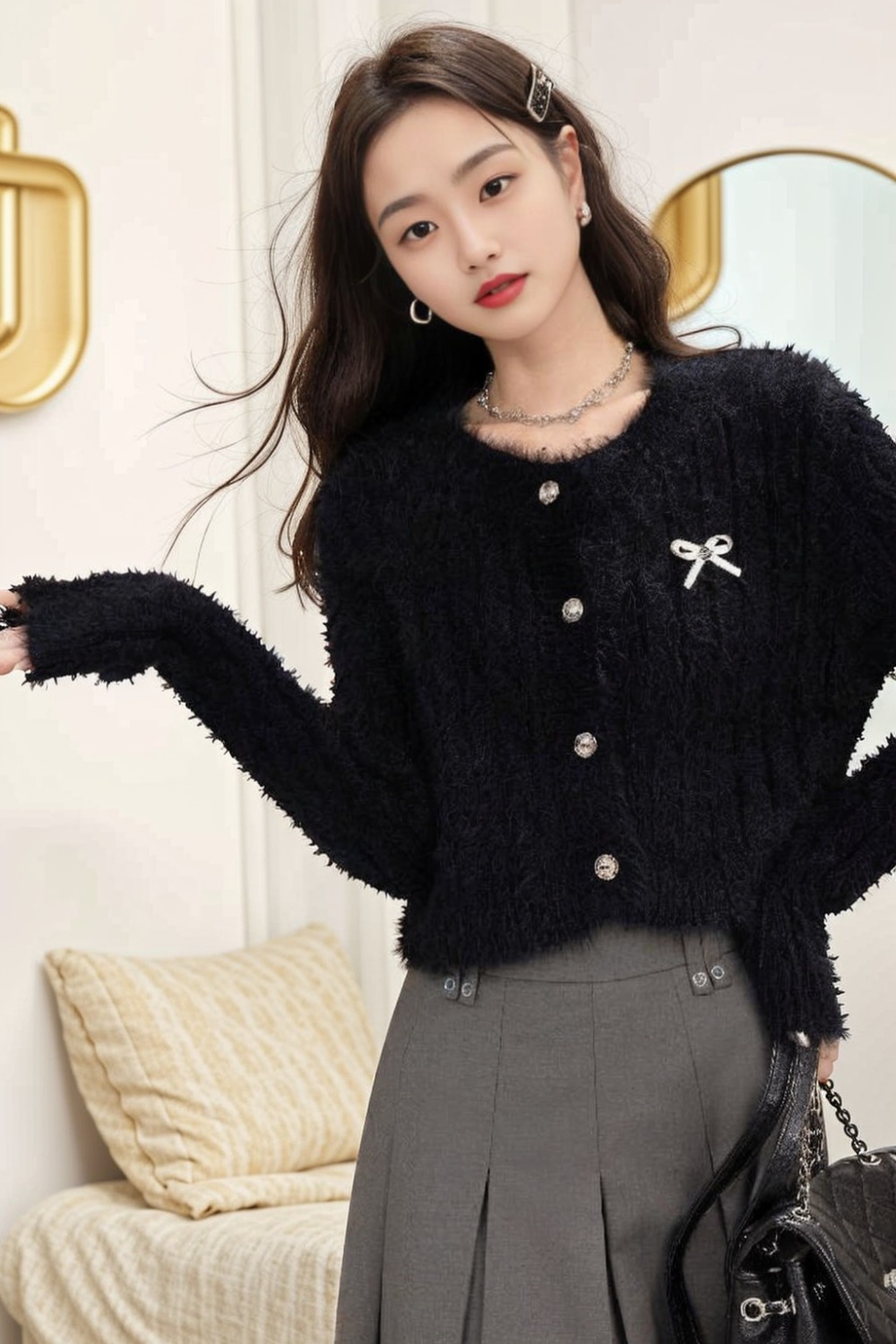 All-match tops autumn and winter sweater for women