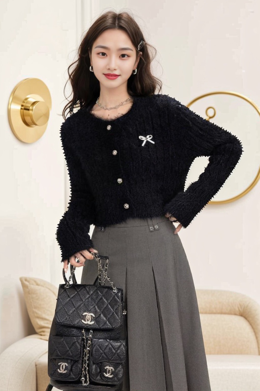 All-match tops autumn and winter sweater for women