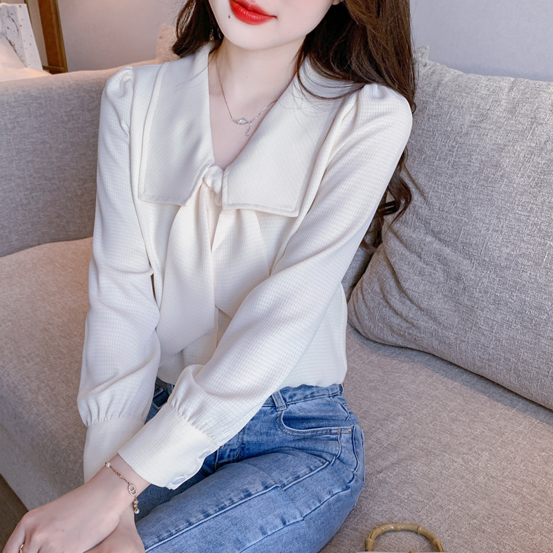 Removable frenum autumn shirt fashionable light tops