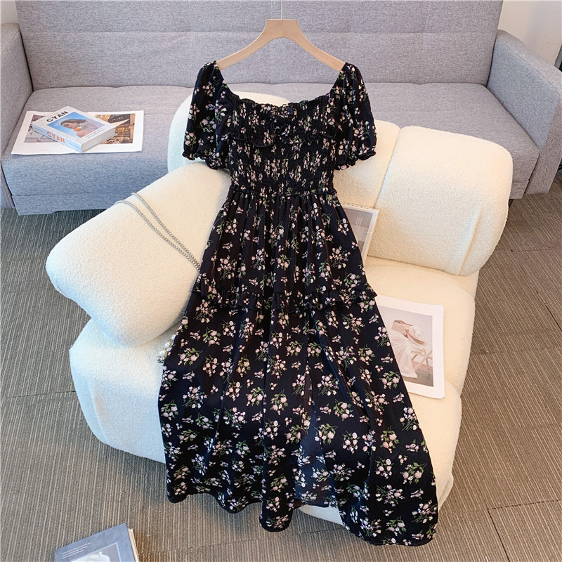 Show high long dress floral dress for women