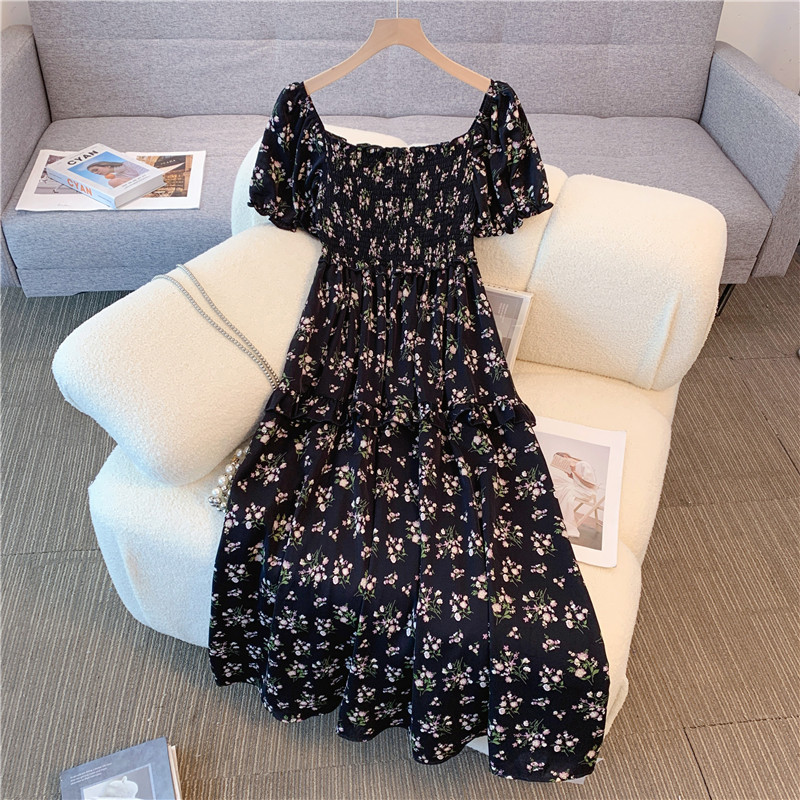 Show high long dress floral dress for women