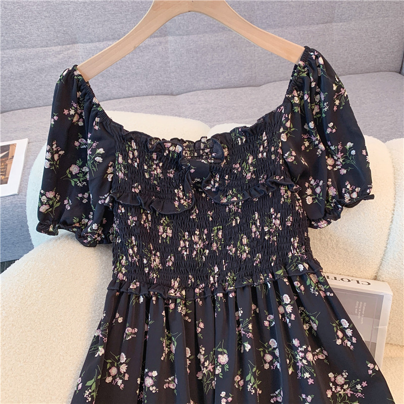 Show high long dress floral dress for women