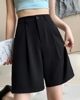 Summer slim shorts Casual wide leg business suit for women