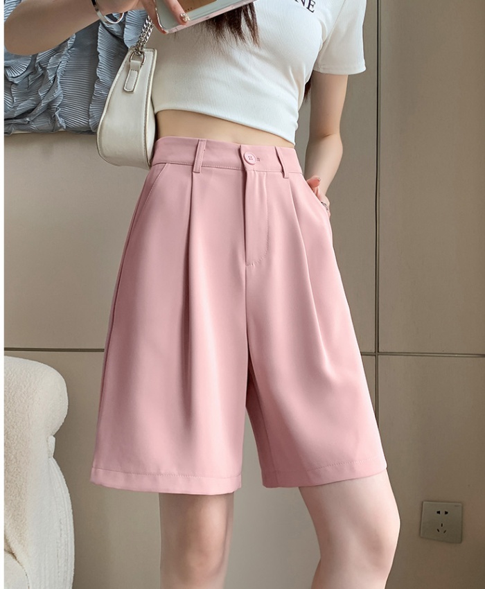 Summer slim shorts Casual wide leg business suit for women