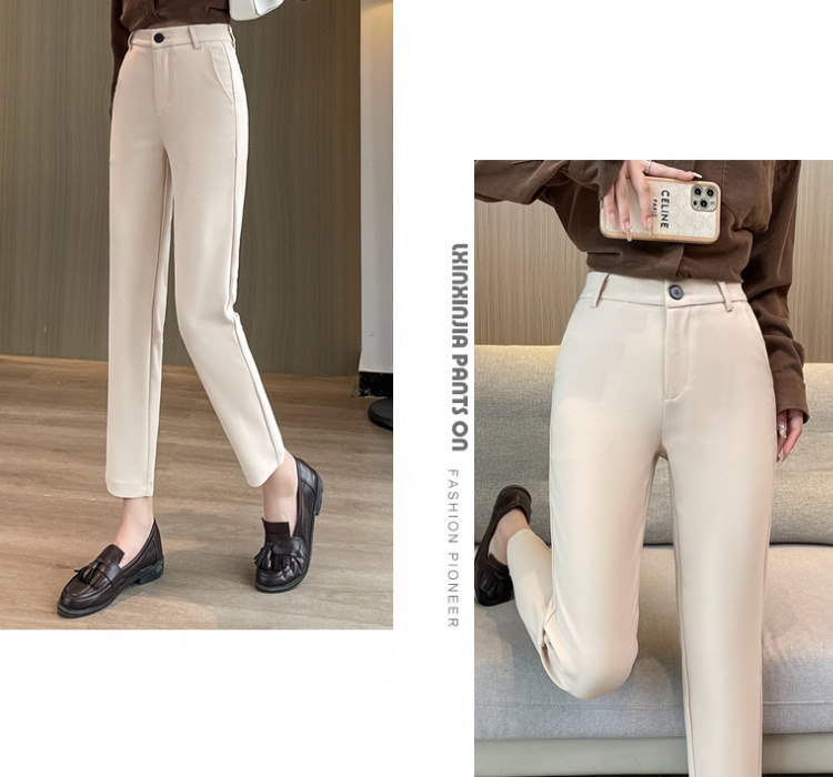 Black pants large yard suit pants for women