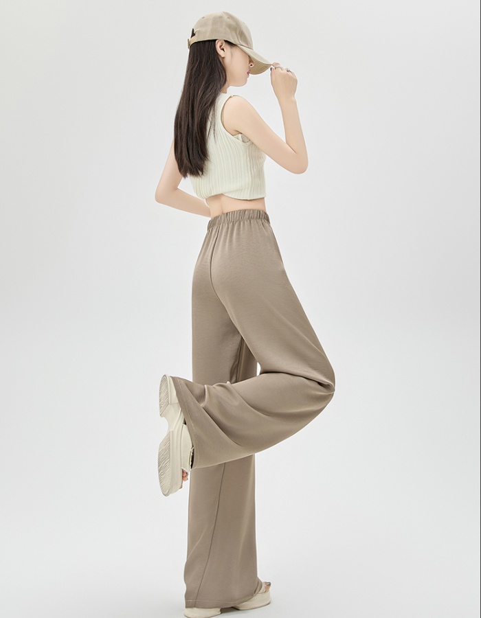 Spring and summer drape long pants straight pants for women