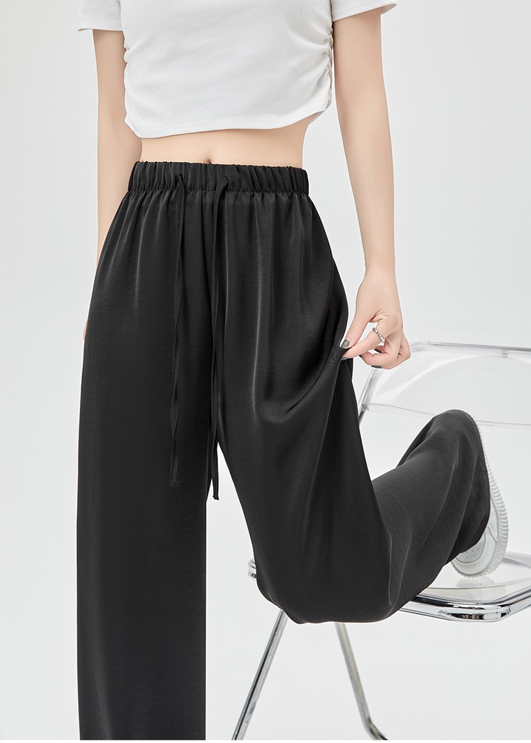 Spring and summer drape long pants straight pants for women