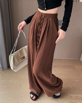 Drape wide leg pants pants for women