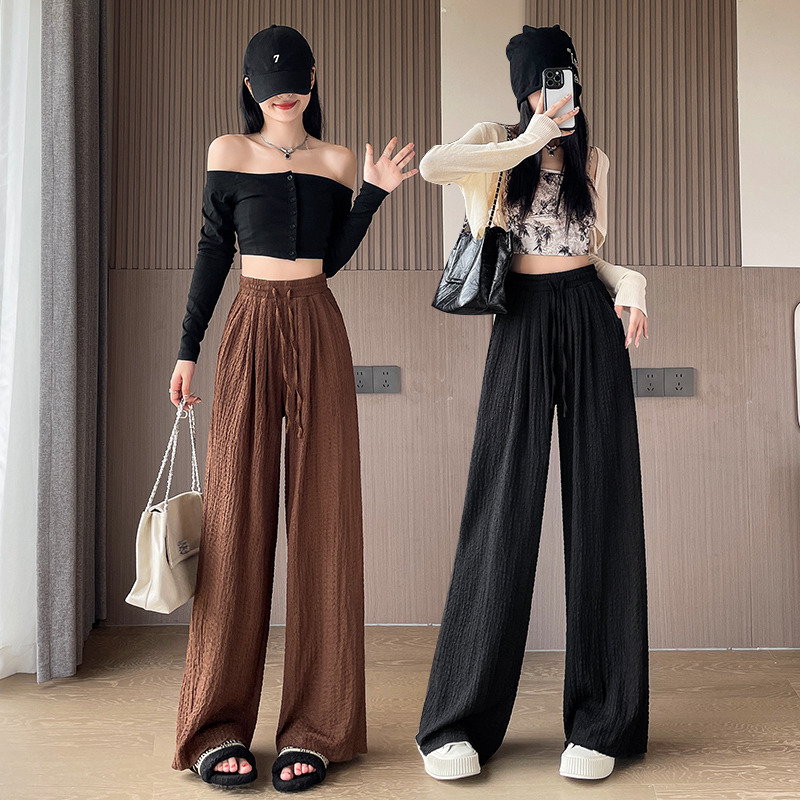 Drape wide leg pants pants for women