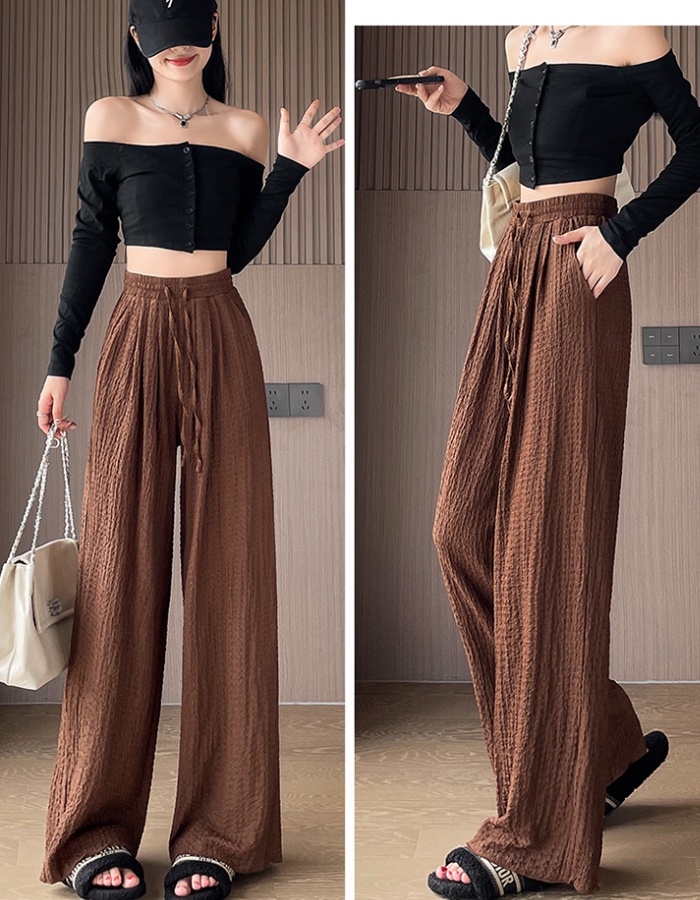 Drape wide leg pants pants for women