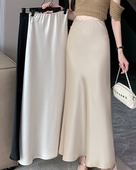 Mermaid A-line long skirt temperament skirt for women