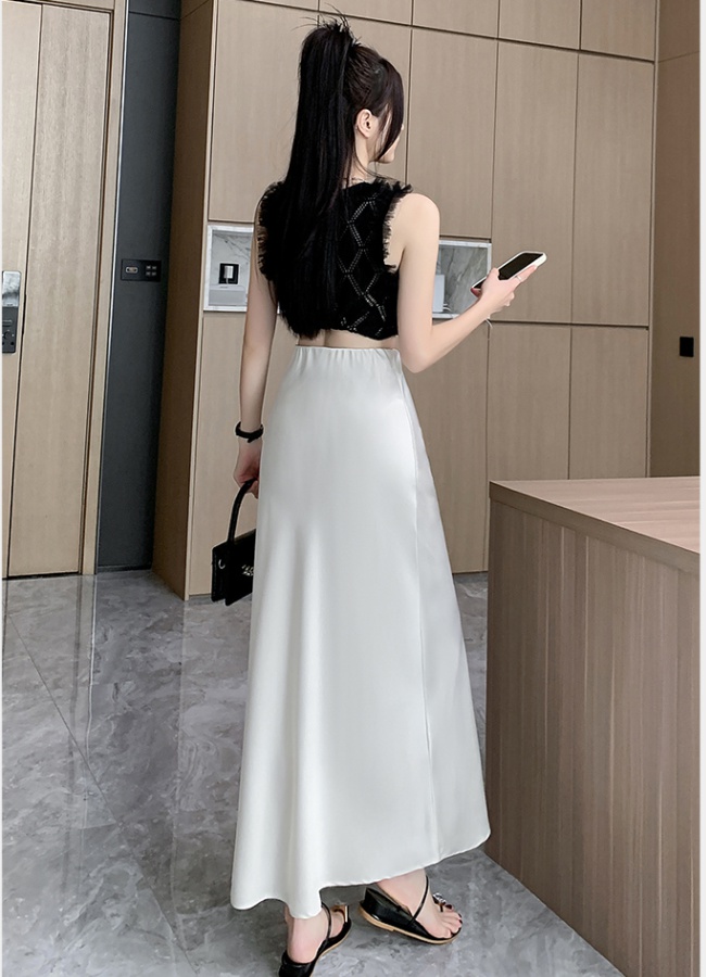 Mermaid A-line long skirt temperament skirt for women