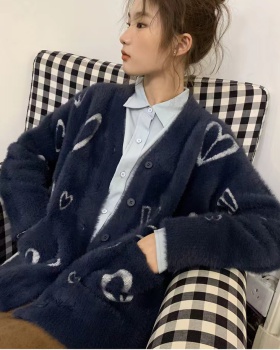 Tender knitted retro coat niche Japanese style cardigan