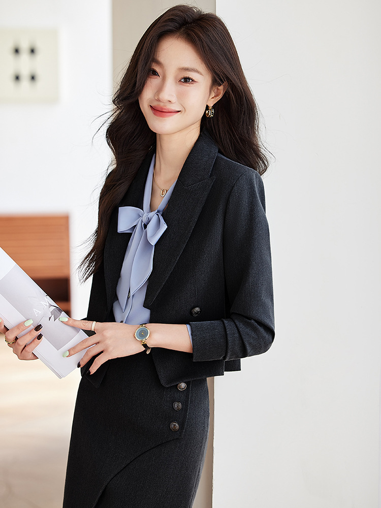 Profession skirt short business suit 2pcs set