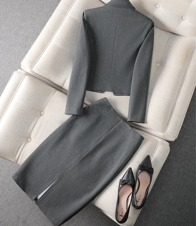 Profession skirt short business suit 2pcs set