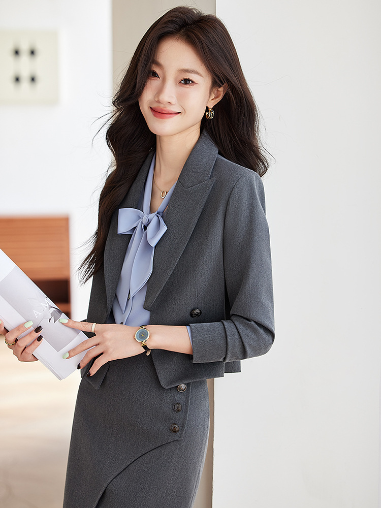 Profession skirt short business suit 2pcs set