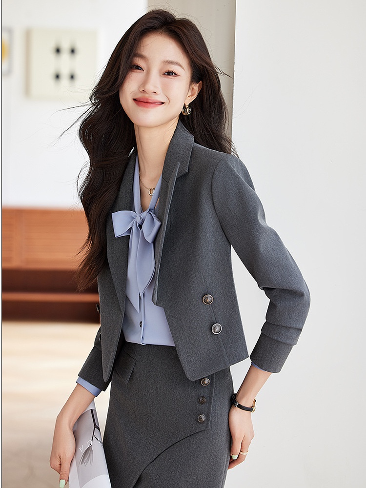 Profession skirt short business suit 2pcs set