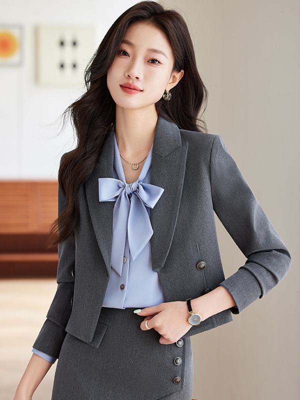 Profession skirt short business suit 2pcs set