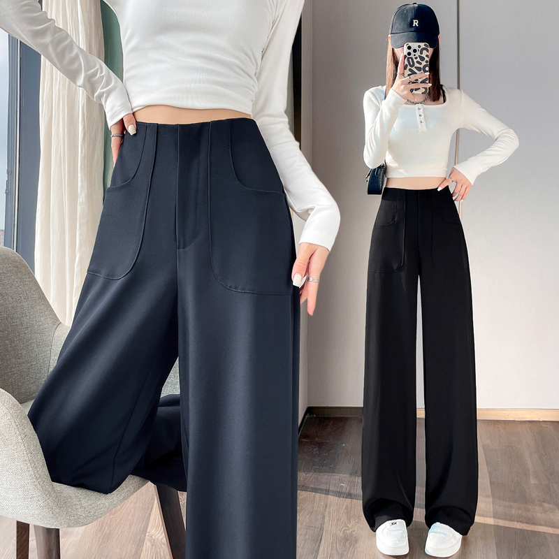 Slim autumn pants mopping drape casual pants for women