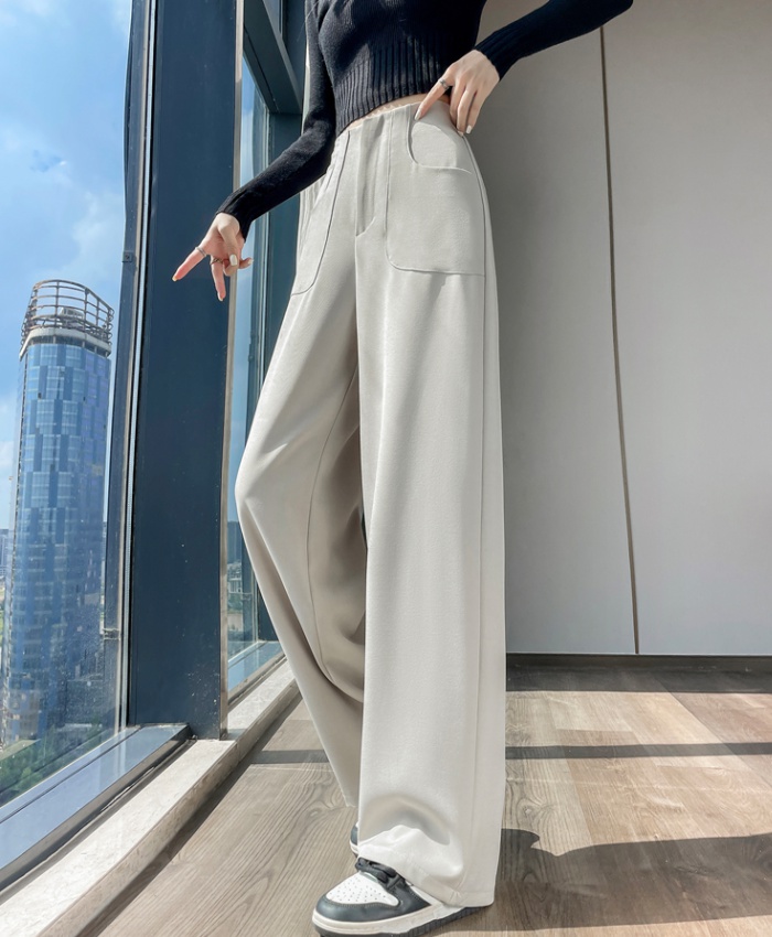 Slim autumn pants mopping drape casual pants for women