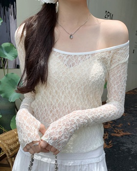 Korean style small T-shirt thin tops for women