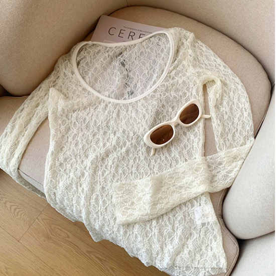 Korean style small T-shirt thin tops for women