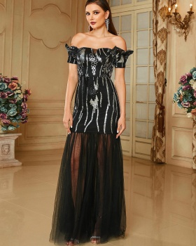 Sexy European style evening dress mermaid long dress