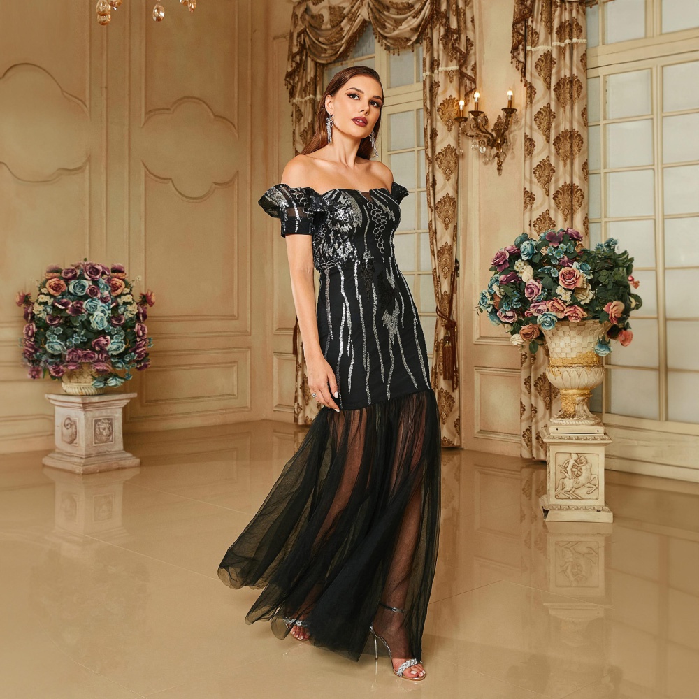 Sexy European style evening dress mermaid long dress