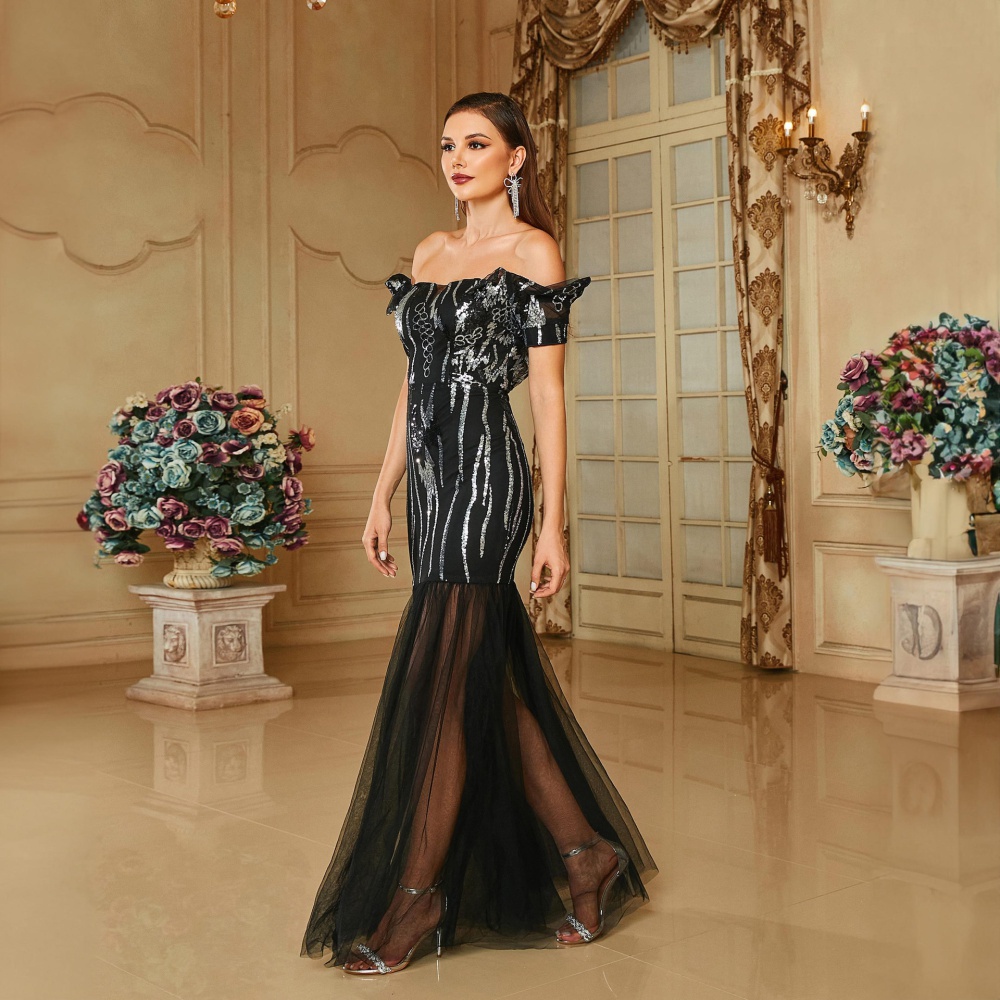 Sexy European style evening dress mermaid long dress