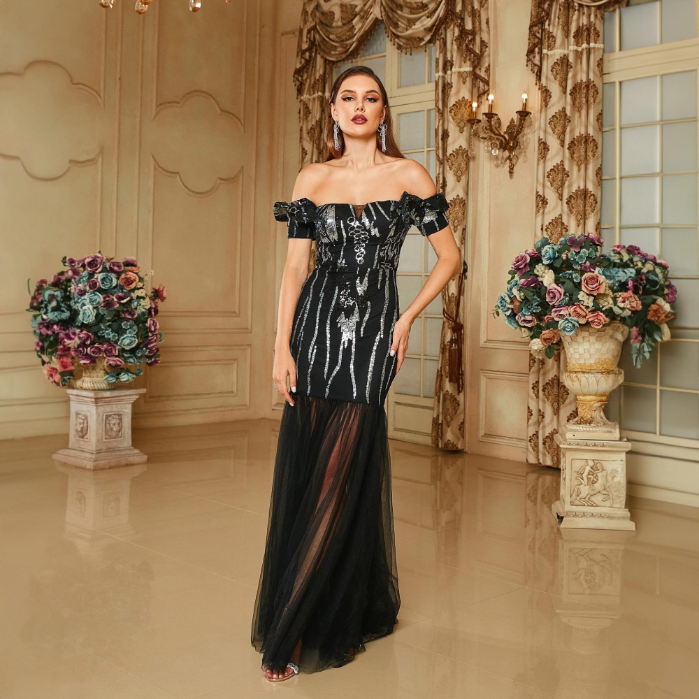 Sexy European style evening dress mermaid long dress