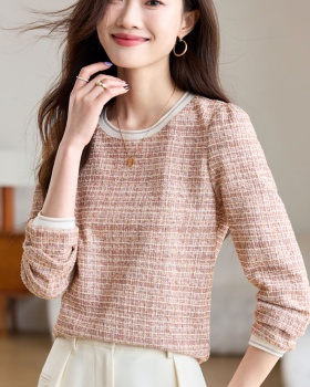 Autumn tender sweater long sleeve chanelstyle T-shirt for women