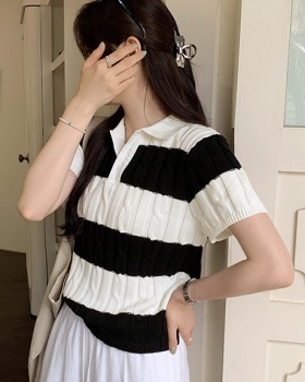 Short thin sweater high quality summer shirts for women