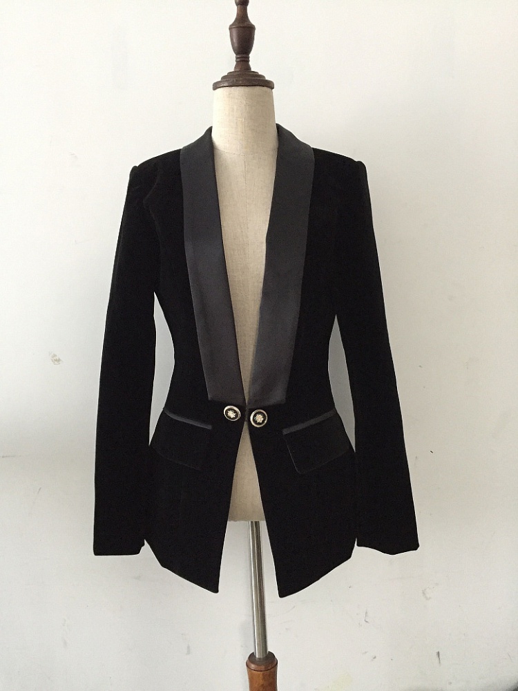 European style slim business suit pure elegant coat