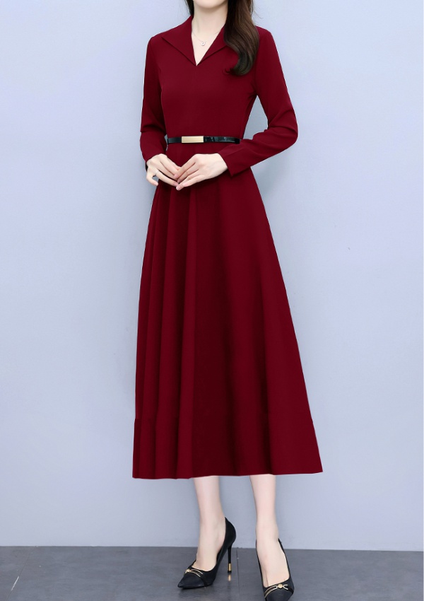 Summer show young dress simple temperament long dress for women